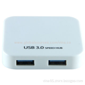 USB3.0 Hub 4 Ports, Compatible with Microsoft's Windows 95/98/ME/2000/XP/Vista